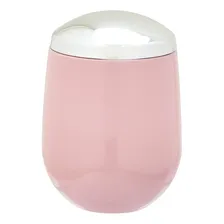 Porta Algodão Ou Cotonete Cromo Belly Banheiro Quarto Lavabo Cor Rosa Foto mini 3
