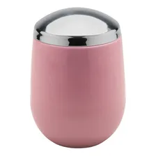 Porta Algodão Ou Cotonete Cromo Belly Banheiro Quarto Lavabo Cor Rosa Foto mini 1