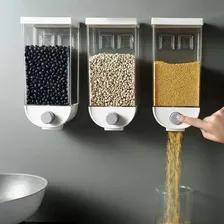 Porta Alimentos Dispenser De Cereais Cozinha Autoadesivo Foto mini 2