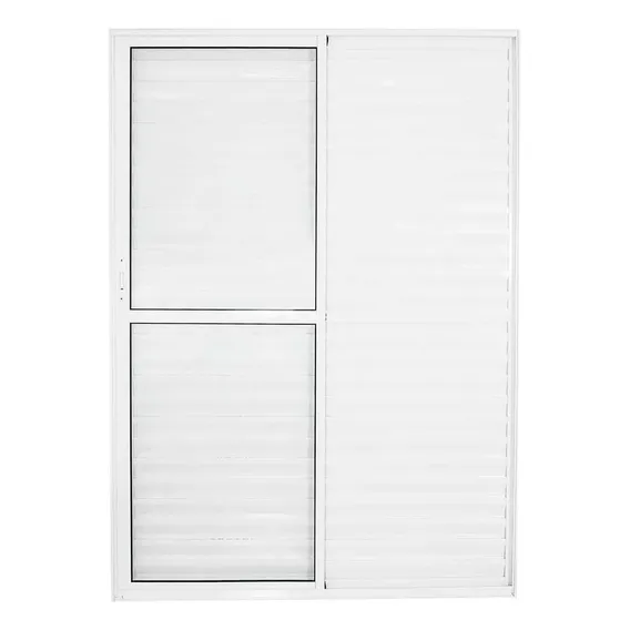 Porta Balcão 210x150 3 Folhas Branco C/trinco Foto 1