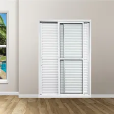Porta BalcĂŁo De AlumĂnio 3 Folhas 210 X 160cm Com Foto mini 1