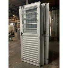 Porta Basculante 210 X 90 Branco Lado Esquerdo Foto mini 4