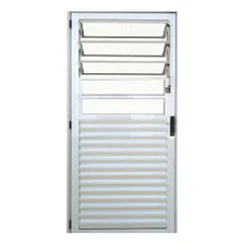 Porta Basculante AlumÃnio Branco L25 2,10 X 0,70 Foto mini 1