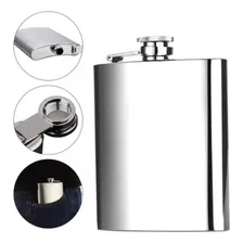 Porta Bebida Cantil Inox Bolso Whisky Vodka Rum 230ml Foto mini 2