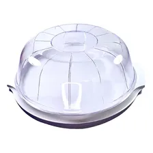 Porta Bolo Grande Boleira Guarda Bolo Cor Branco Foto mini 1