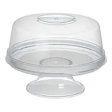 Porta Bolos Boleira Em Acrilico Com Pedestal Pequeno Ótimo Foto mini 4