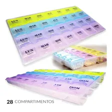 Porta Caixa De Medicamento Comprimido Semanal Mensal Remédio Foto mini  2