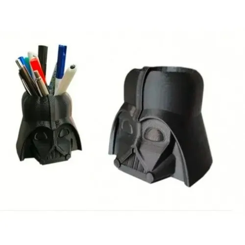 Porta Caneta Lápis Escritório Geek Star Wars Darth Vader Foto 1