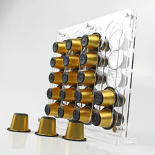Porta Cápsula AcrĂlico Vertical Para 40 Capsulas Nespresso Foto mini 2