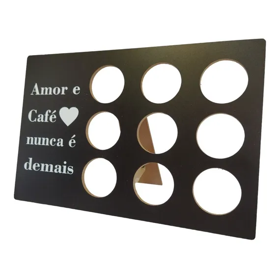 Porta Cápsulas Café Suporte - Preto - Dolce Gusto Nexpresso Foto 1