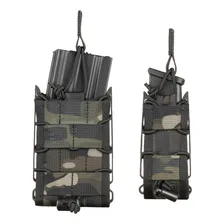 Porta Carregador De Pistola + Fuzil 556 Invictus Reload Cor Multicam Black Foto mini 1