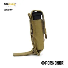 Porta Carregador Pistola Duplo Em Cordura 1000 Forhonor * Cor Dourado Foto mini  2