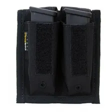 Porta Carregador Pistola Duplo Em Cordura 1000 Forhonor * Cor Preto Foto  mini 1