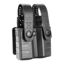 Porta Carregador Pistola Duplo Polímero Cia Militar Preto Foto mini 1