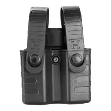 Porta Carregador Pistola Duplo Polímero Cia Militar Preto Foto mini 3