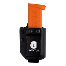 Porta Carregador Velado Invictus Single Universal Em Kydex Cor Preto Foto mini 1