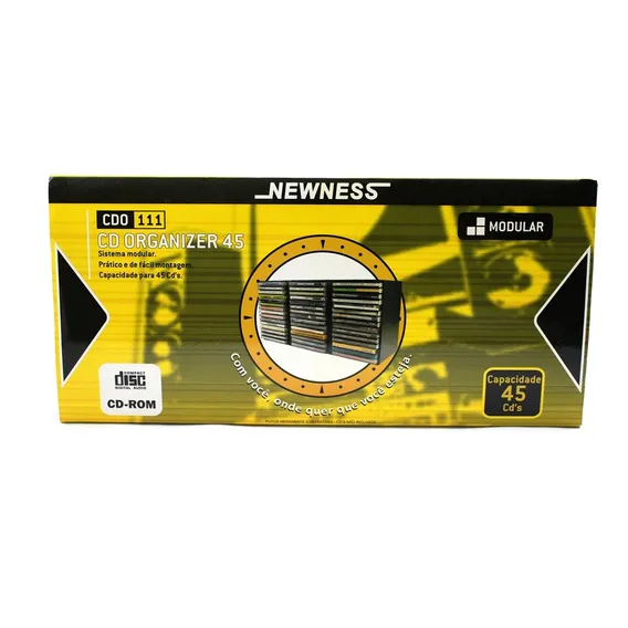 Porta Cd Organizer Suporte P/ 45 Newness Foto 1