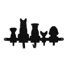 Porta Chave Chaveiro Coleira Guia Cão Cachorro Pet Aço Epóxi Cor Preto Foto mini 2