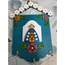 Porta Chave Nossa Senhora Aparecida Mdf 22-cm Foto mini 4