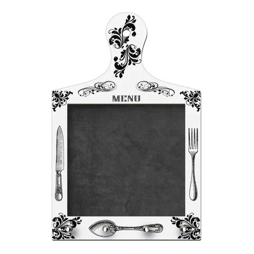 Porta Chaves Com Lousa Tábua De Carne Decorativa D'rossi Foto 1