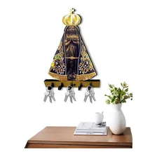 Porta Chaves Decorativo Nossa Senhora Aparecida Parede Mdf Foto mini  2