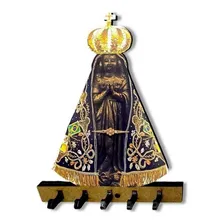 Porta Chaves Decorativo Nossa Senhora Aparecida Parede Mdf Foto mini  3