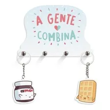 Porta Chaves Nutella E Bolacha Agente Combina + Chaveiros Foto mini 1