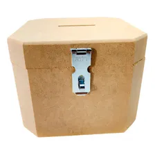 Porta Cofre Em Mdf Para Criança Cor Bege Foto mini 1