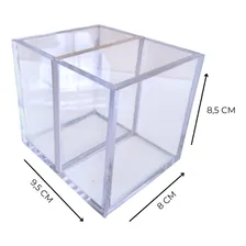 Porta Controle Remoto Com 2 Divisórias AcrÃlico Transparente Foto mini 4