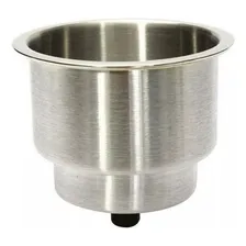 Porta Copo Em Aço Inox De Embutir 110mm Foto  mini 1