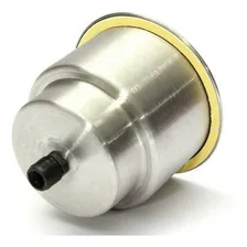 Porta Copo Em Aço Inox De Embutir 110mm Foto mini  3