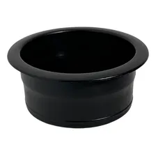 Porta Copos De Embutir Plástico Preto - Lancha Barco Sofá Liso Foto mini 1