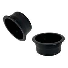 Porta Copos De Embutir Plástico Preto - Lancha Barco Sofá Liso Foto mini 2