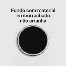 Porta Copos De Mesa Fato Aço Inox Elegância Sofisticação Kit 4un Foto mini 4
