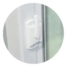 Porta Correr Pvc Itec 2f.210 X 120 V.liso Temperado Brimak Cor Branco Foto mini 2