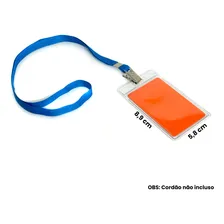 Porta Crachá Bolsa Plástica Pvc Transparente 100 - Unidades 58x89mm Foto mini 4
