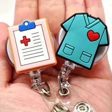 Porta Crachá Retrátil Kit Enfermagem/medicina Com 4 Peças Cor Colorido Foto mini  3