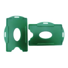 Porta Crachá Verde Sólido Universal Marpax 100un Foto mini 1