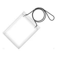 Porta Crachá Vertical Com Cordão P Eventos 10,8x13cm Kit 50 Peças Deo Plasticos Foto mini 2