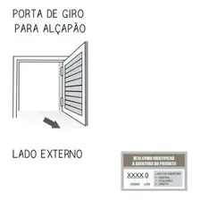 Porta De Aço Alçapão 80x60cm Com Porta Cadeado Ie Foto mini 3