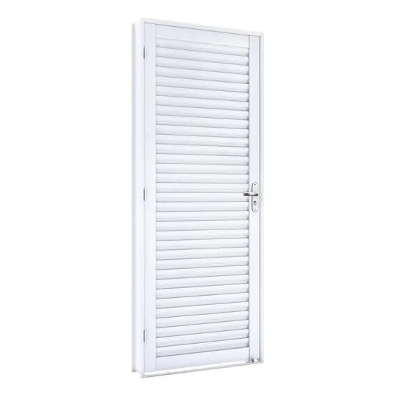 Porta De Aço Laminada Direita Facilità 215cmx76cmx12cm Foto 1