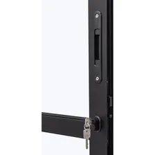 Porta De Aluminio Balcão 210x160cm 2 Folhas Com Vidro Wt Foto mini  3