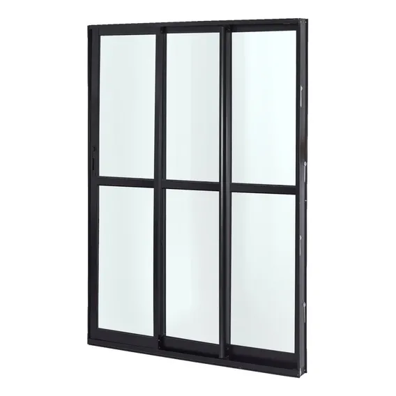 Porta De Alumínio Correr 210x150cm 3 Folhas Vidro Liso Wt Foto 1