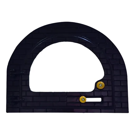 Porta De Forno Americana Vidro Fogão A Lenha Iglu G 37x31cm Foto 1
