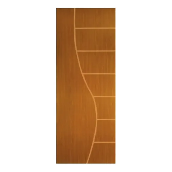 Porta De Madeira Frisada Cantareira Mgm 210cmx90cm Gh Foto 1