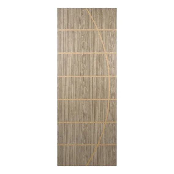 Porta De Madeira Frisada Neblina Mgm 210cmx80cm Bh Foto 1