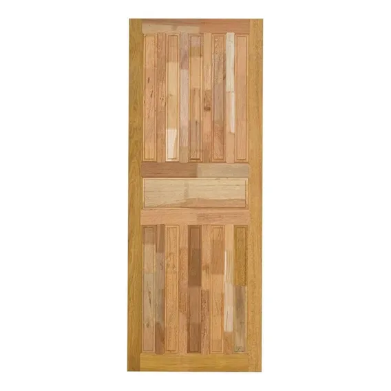 Porta De Madeira Pe801 Pop Esel 210cm X 80cm Mista Cb Foto 1