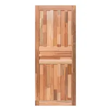 Porta De Madeira Pe801 Pop Esel 210cmx60cmx9cm Natural Bjwt Foto mini 1