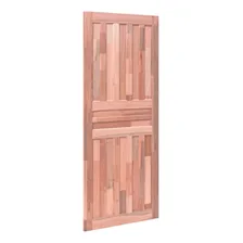Porta De Madeira Pe801 Pop Esel 210cmx60cmx9cm Natural Bjwt Foto mini 3