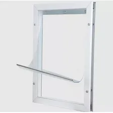 Porta de Passagem Gatos e Cachorros Porta Pequena Buddy Toys Pet Door Branco Foto  mini 1